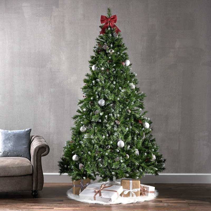 7.5ft Spruce PreLit or Unlit Artificial Christmas Tree with Frosted