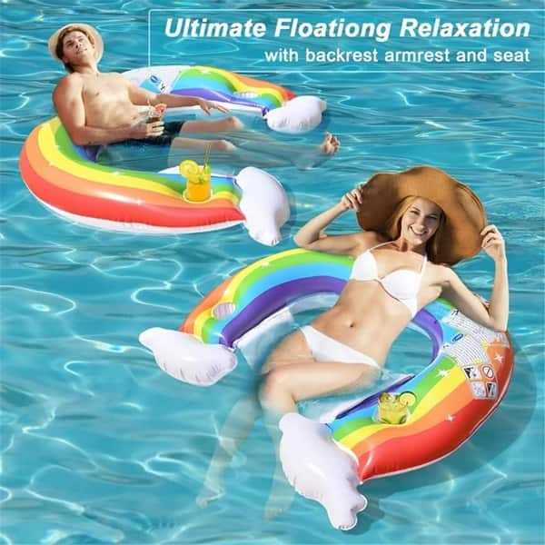 Tropical Pool Floats Syncfun 60'' Pool Floats, Gummy Bear