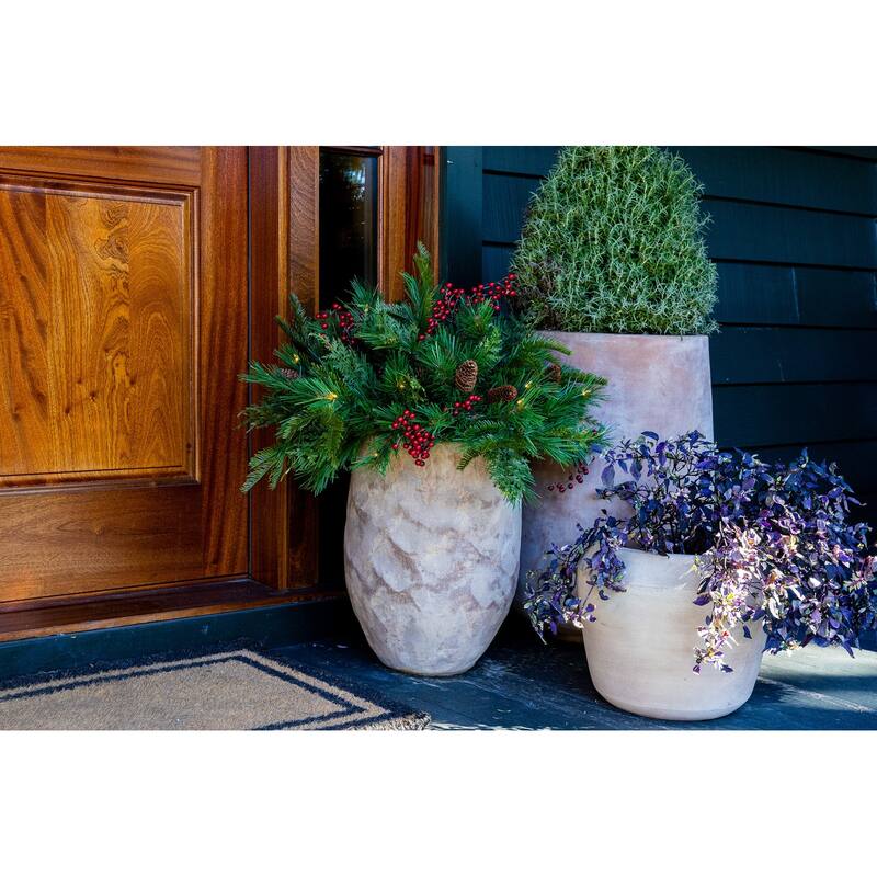 Plymouth Urn Filler with Dual Color Lights - Battery Operated - 30"