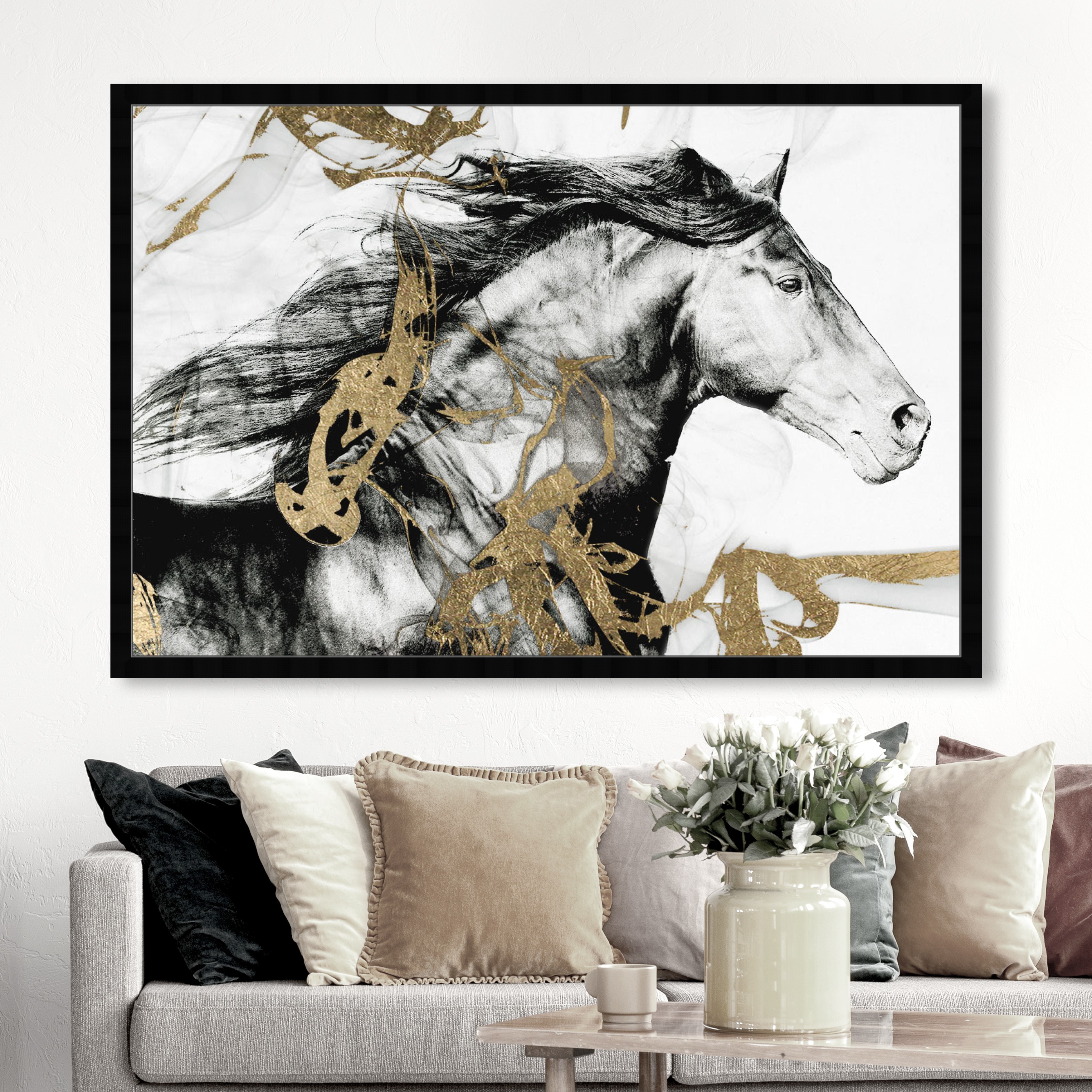 OliverGal】オリバー・ガル アート 絵画 BLACK &GOLD-
