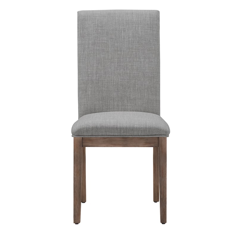 Voyager Nailhead Accent Parson Linen Dining Chair (Set of 2) by iNSPIRE Q Artisan