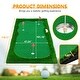 preview thumbnail 12 of 16, Golf Putting Green, Large Professional Golf Training Mat, Artificial Grass Turf,Golf Turf Mat with 3 Flags