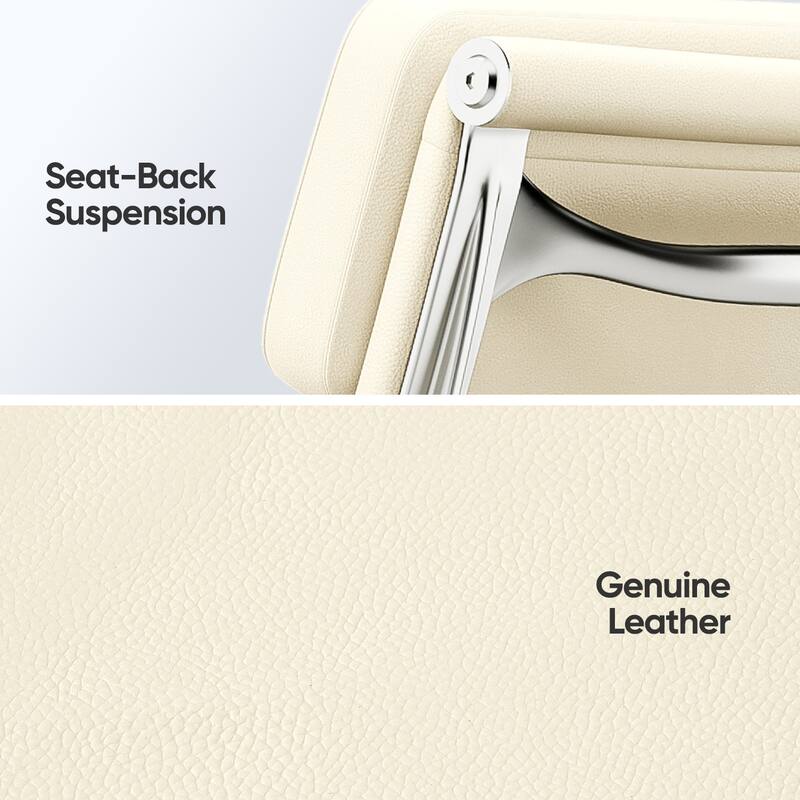 Executive Chair Upholstered Leather Ergonomic Adjustable Office Chair