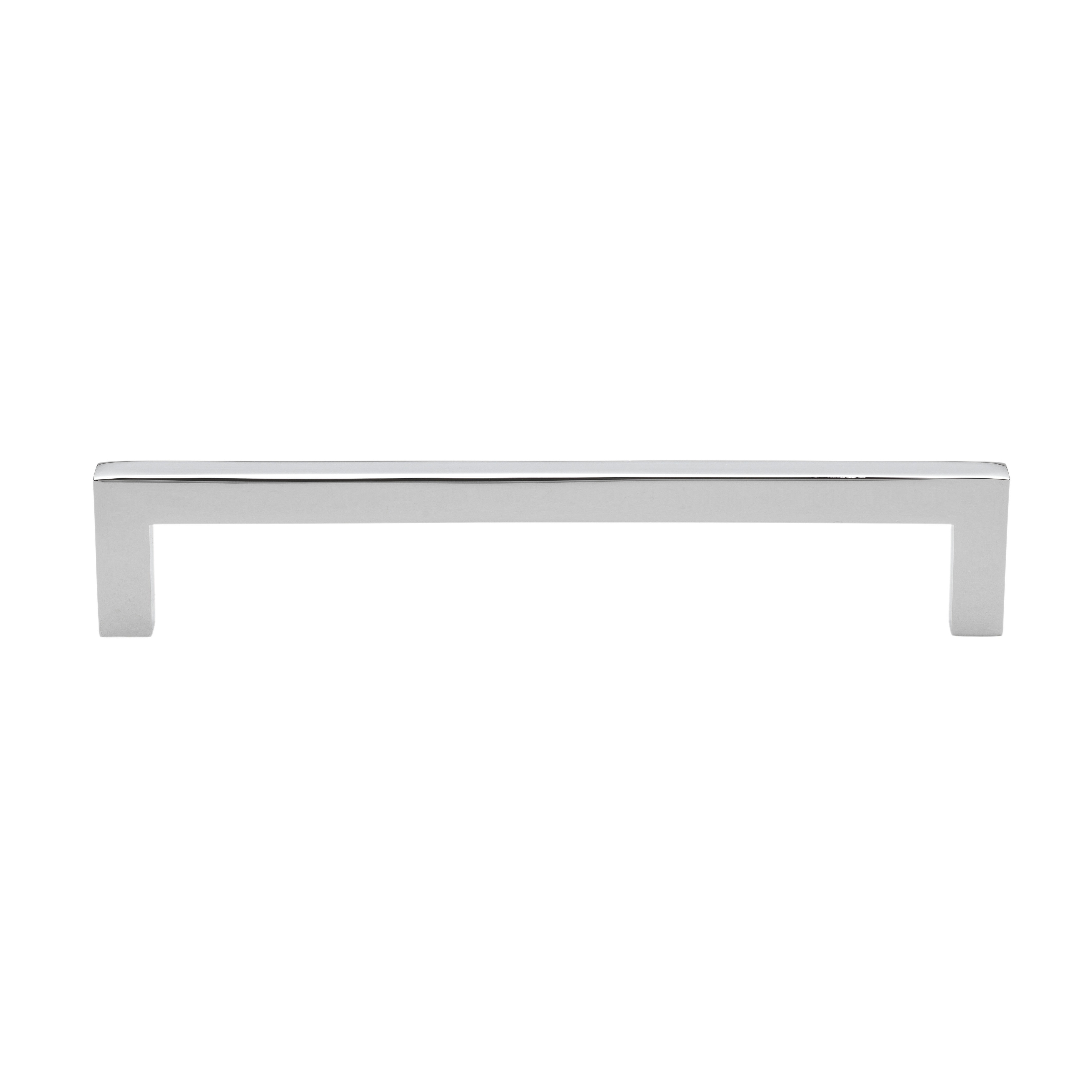 Gliderite 6-5/16 in. CC Solid Square Cabinet Bar Pull Handle Polished Chrome (Pack of 10 or 25)