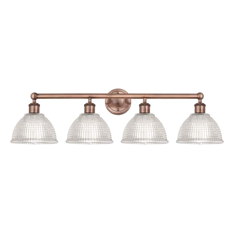 Innovations Lighting 616-4W-11-35 Arietta Vanity Arietta 4 Light 35" - Antique Copper / Clear