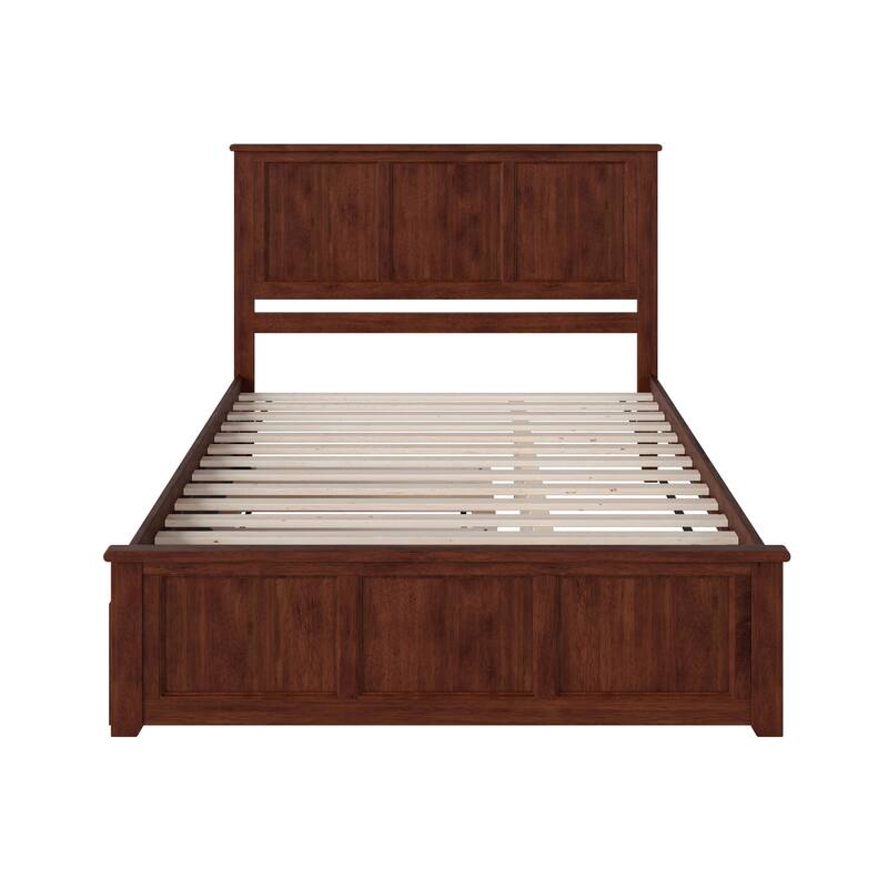 AFI Madison Platform Bed with Matching Footboard & Trundle
