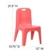 preview thumbnail 8 of 22, 10 Pack Plastic Stackable School Chair-11" Seat Height - 13.75"D x 12"W x 21.5"H