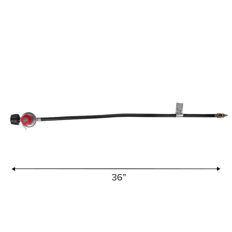 Nexgrill High Pressure Hose and Regulator for Turkey Fryers - Black