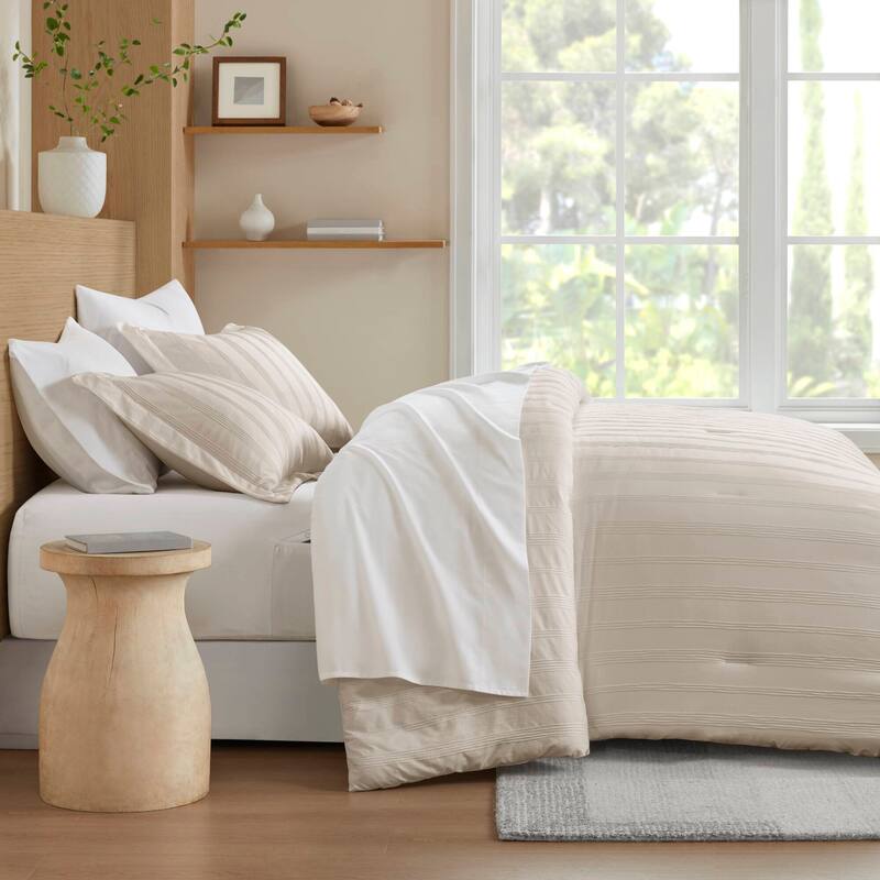 Chelsea Square Logan Woven Striped Comforter Set
