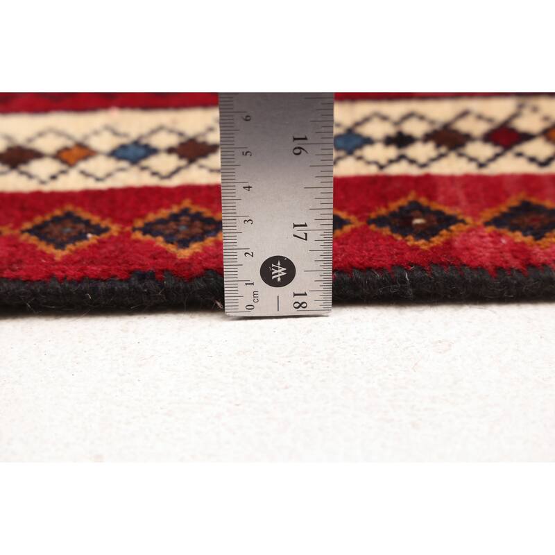 ECARPETGALLERY Hand-knotted Melis Vintage Dark Navy Wool Rug - 5'3 x 6'7