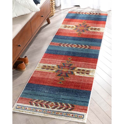 Well Woven Tulsa Dustin Southwestern Tribal Area Rug