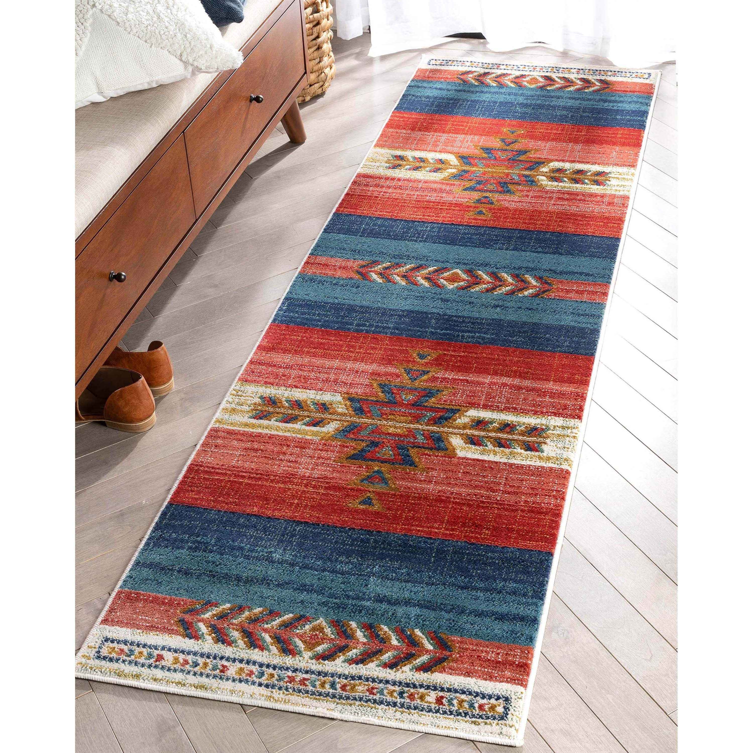 Well Woven Tulsa Dustin Southwestern Tribal Area Rug