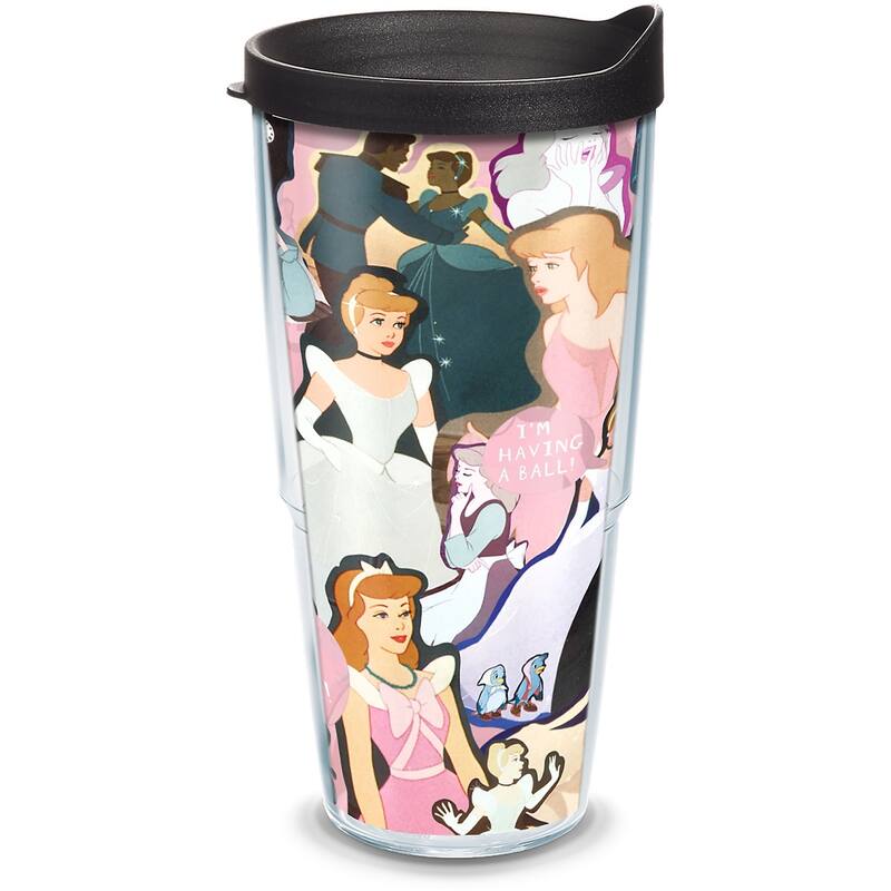 Tervis Disney - Cinderella - 70th Anniversary Made in USA Double Walled Insulated Travel Tumbler, Classic - 24oz