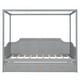 preview thumbnail 11 of 16, Grey Wooden Canopy Daybed with 3 in 1 Storage Drawers,Twin