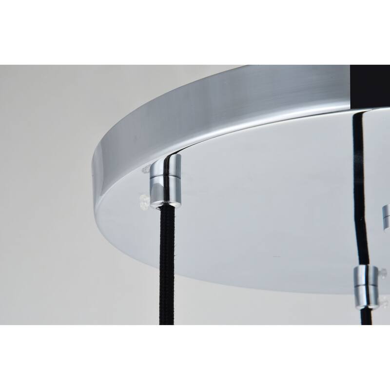 Elegant Lighting Baxter 3 Light 18" Wide Multi Light Pendant with