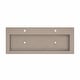 preview thumbnail 12 of 33, Trough 48-inch NativeStone Drop-in Double Bathroom Sink - 48" x 19" x 5"