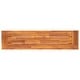preview thumbnail 9 of 10, Indoor/Outdoor Solid Acacia Wood Slat Top Bench with Wood Legs