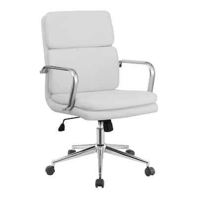 Ximena Upholstered Adjustable Mid Back Office Chair