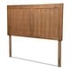 preview thumbnail 9 of 13, Patwin Transitional Ash Walnut Finished Wood Headboard Full