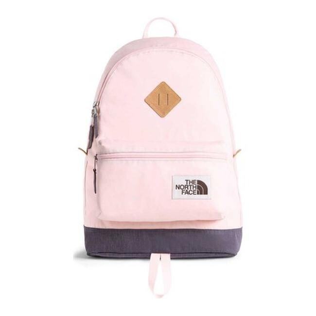 Shop The North Face Berkeley Backpack Pink Salt Rabbit Grey Light
