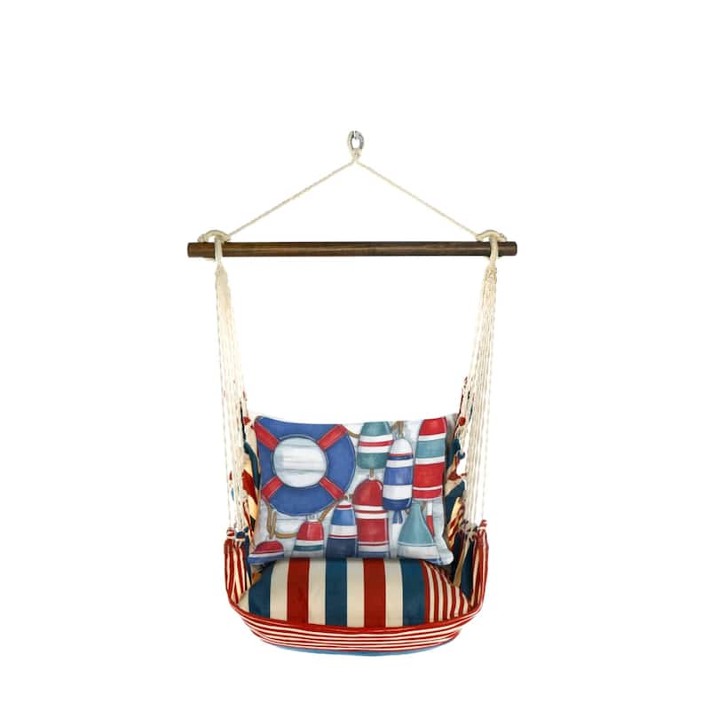 Magnolia Casual Swing Set 4 piece - Stars & Stripes w/ Red and Blue Buoys
