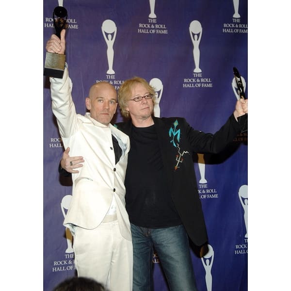 Michael Stipe Mike Mills Of Rem Inductees In The Press Room For ...