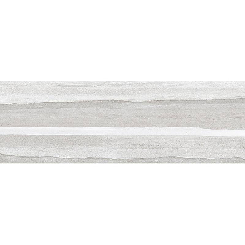 Arenza 12x36 Light Gray Ceramic Large Format Stone Look Wall Tile (11.63 sq ft/case) - 4 Pack
