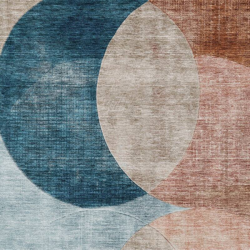 HomeRoots Geometric Transitional Rectangle Outdoor Rug