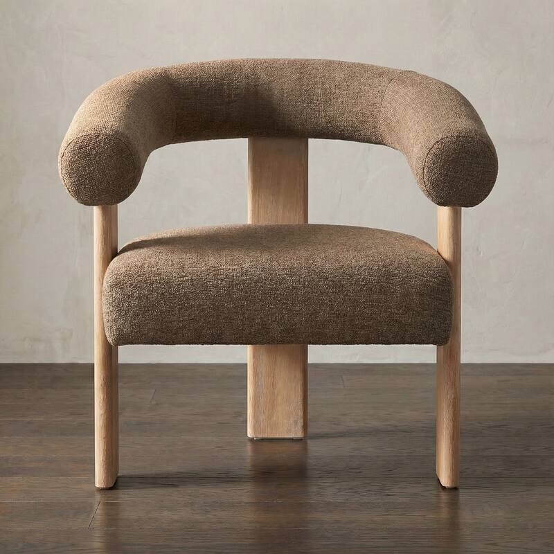 Accent Chair/Armchair Living Room Chair with Solid Wood Frame