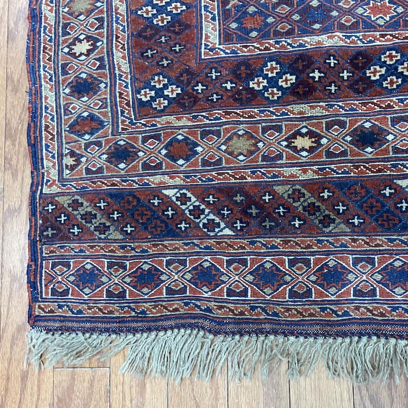 HERAT ORIENTAL Handmade Soumak Wool Rug - 5'6" x 6'8"