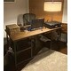 Nelson Industrial Modern Rustic Storage Desk by iNSPIRE Q Classic