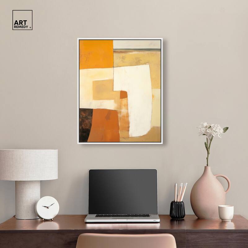 Clay and Canvas II Canvas by Art Remedy