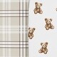 preview thumbnail 5 of 4, Sweet Jojo Designs Boho Teddy Bear Boy, Girl, Gender Neutral 2 Pack Baby Bassinet Fitted Sheets Taupe Plaid & Watercolor Classic