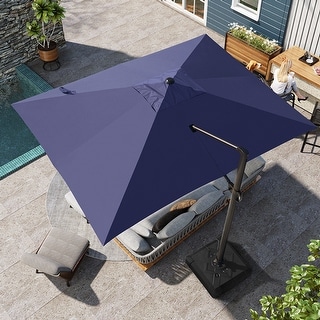 Pellebant Patio Cantilever Umbrella Outdoor Offset Umbrella with No Base