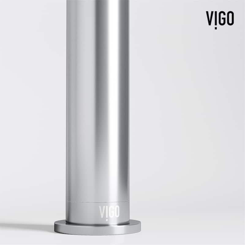 VIGO Ruxton 12" H Single Handle Single Hole Bathroom Vessel Faucet