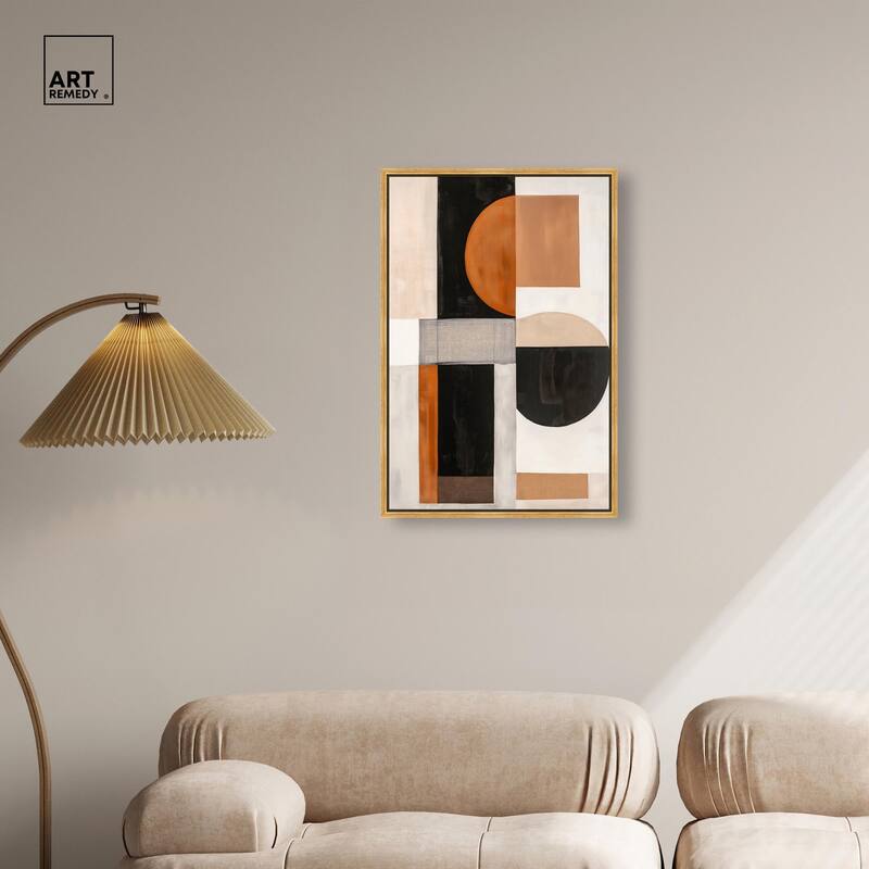 Divided Circle I Canvas by Art Remedy