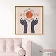 preview thumbnail 37 of 62, Alchemy, Boho Sun and Moons Modern Blue Canvas Wall Art Print for Bedroom