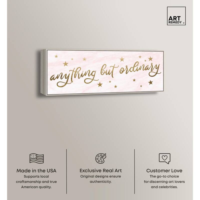 Ordinary Gold Panoramic Canvas by Art Remedy