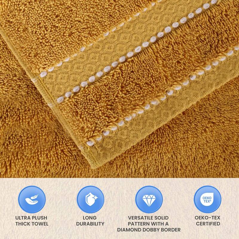Superior Niles Egypt Produced Giza Cotton Plush Absorbent Face Towel