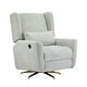 preview thumbnail 47 of 45, Boucle Metal Base Power Recliner Chair with 360° Swivel, 90°-165° Adjustable Backrest, Extended Footrest