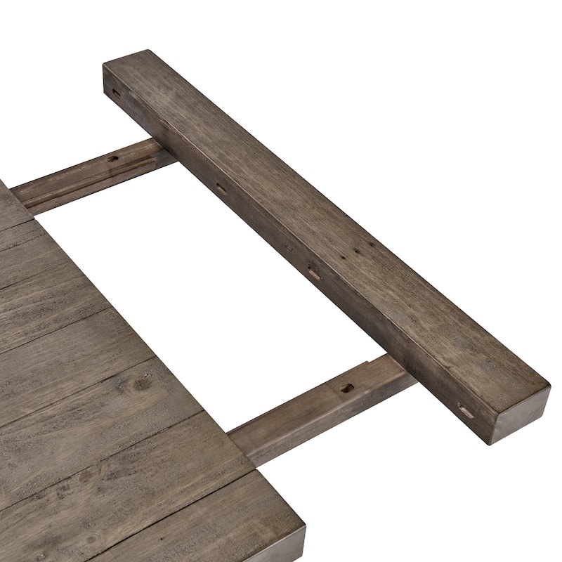 Kasey Reclaimed Pine Extension 84"-114" Dining Table by Kosas Home