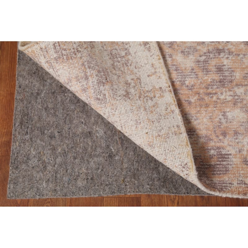 Abstract Indian Area Rug Handmade Wool Carpet - 7'9"x 10'0"