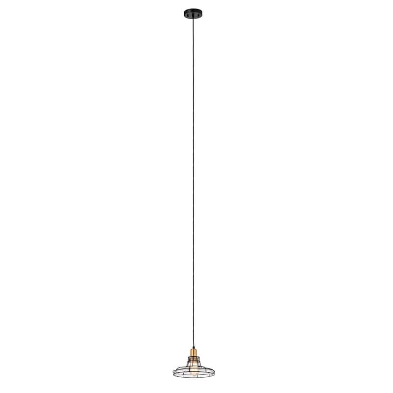 1-light Oil Rubbed Bronze Hanging Pendant