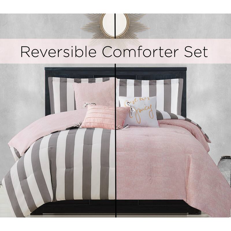 Juicy Reversible Cabana Stripe Bedding Set