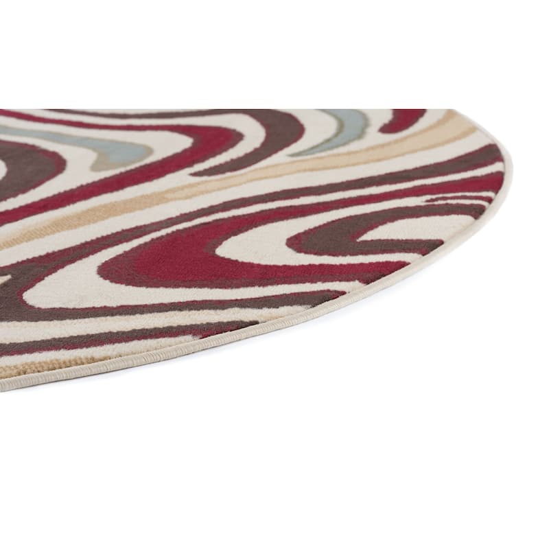 Lagoon Modern & Contemporary Abstract Indoor Area Rug