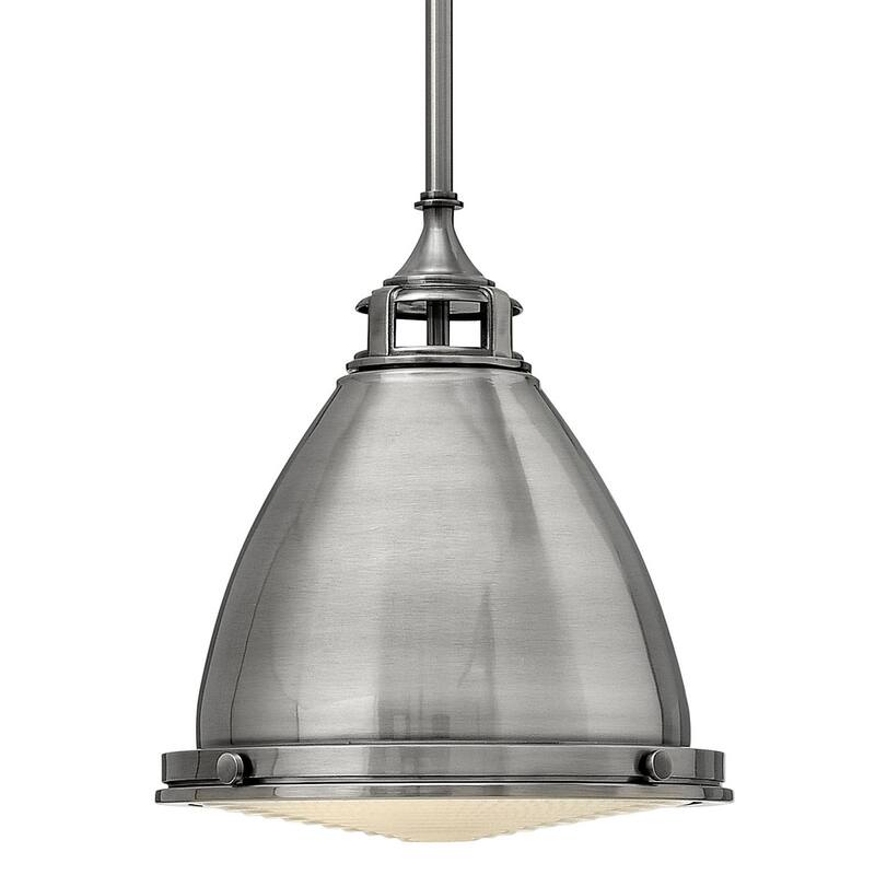 Hinkley Lighting Amelia Single Light 13" Wide Pendant - Polished Antique Nickel
