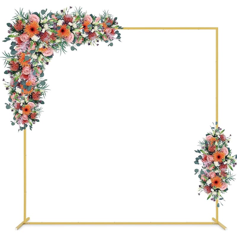 6.6FT Wedding Backdrop Stand - Gold