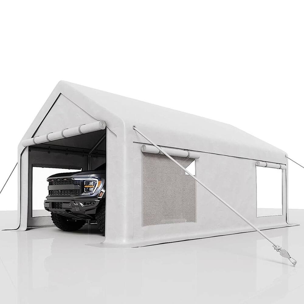 10x20x10 FT Carport Canopy for SUVs, Trucks & Watercraft Protection