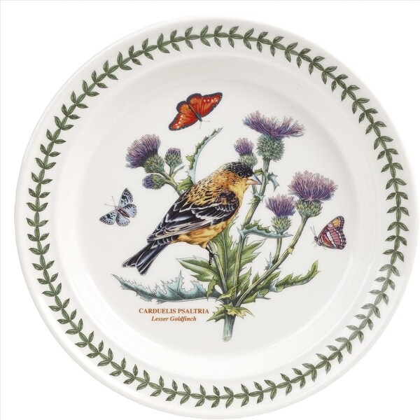 Portmeirion Set of 6 Botanic Garden Birds Collection Dinner Plates