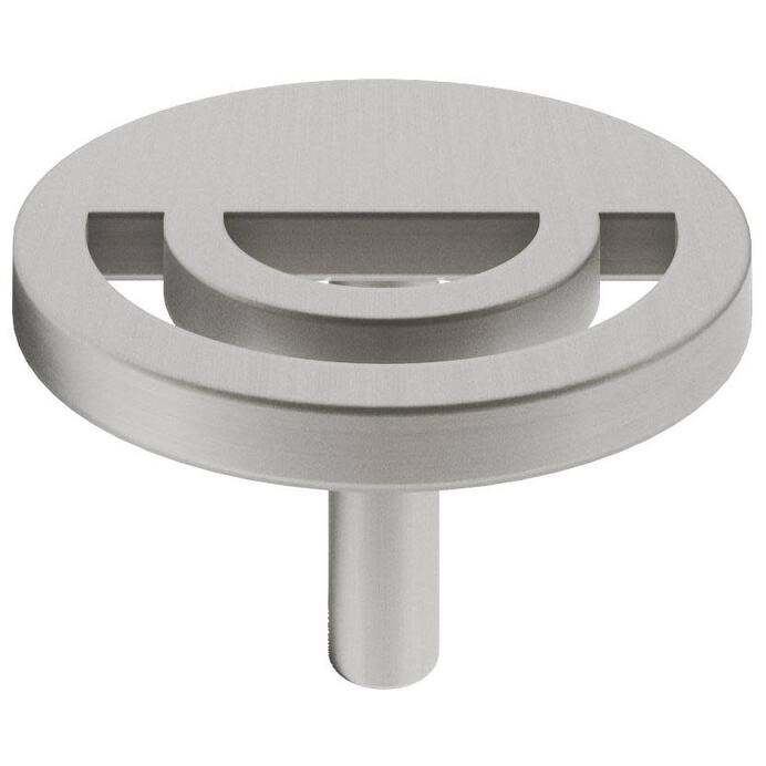 Hapny Home H22 Horizon 1-1/2" Round Modern Luxury Designer See Through - Satin Nickel